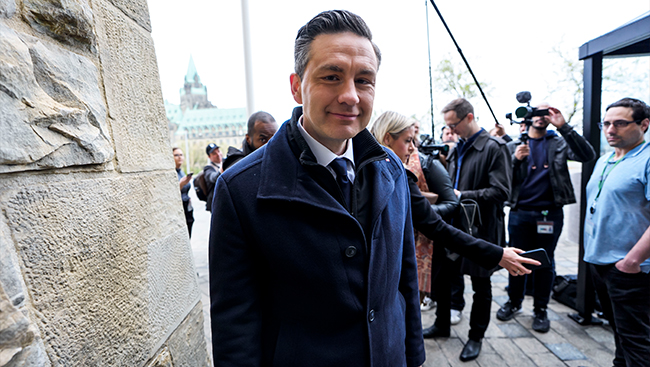 Poilievre says the lack of a federal budget sends a 'bad signal' to investors